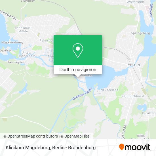 Klinikum Magdeburg Karte