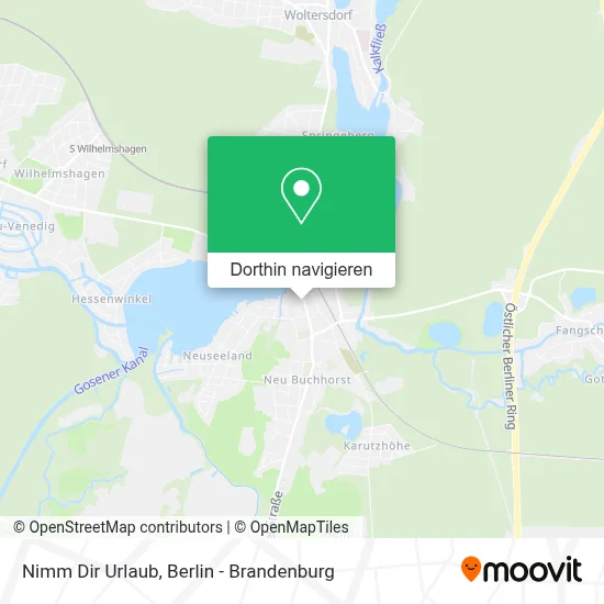 Nimm Dir Urlaub Karte