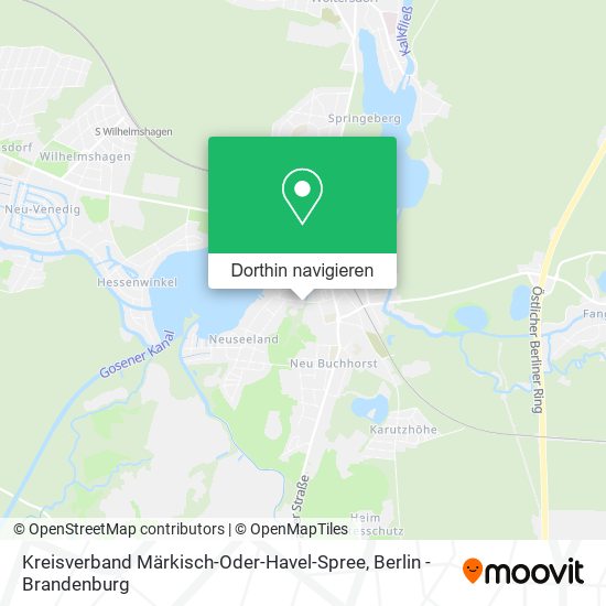 Kreisverband Märkisch-Oder-Havel-Spree Karte