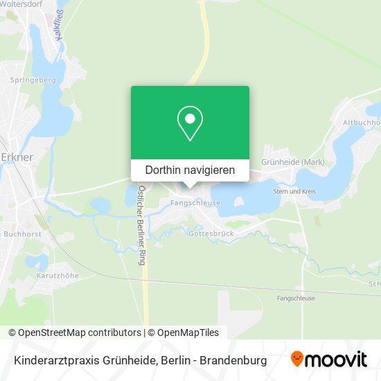 Kinderarztpraxis Grünheide Karte