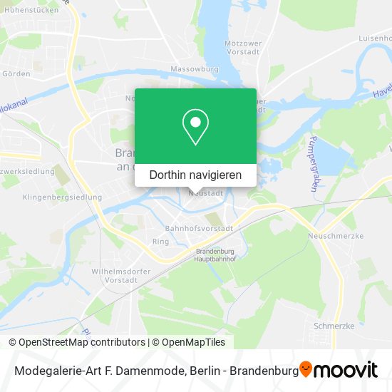Modegalerie-Art F. Damenmode Karte
