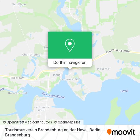 Tourismusverein Brandenburg an der Havel Karte