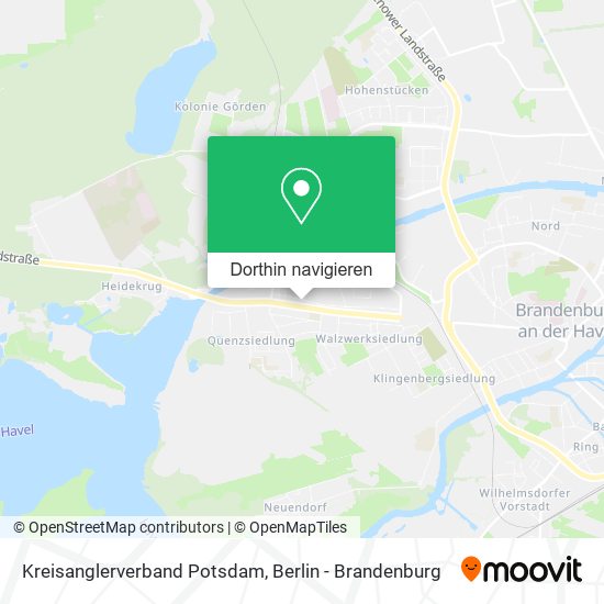 Kreisanglerverband Potsdam Karte