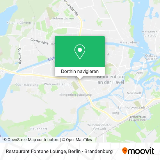 Restaurant Fontane Lounge Karte