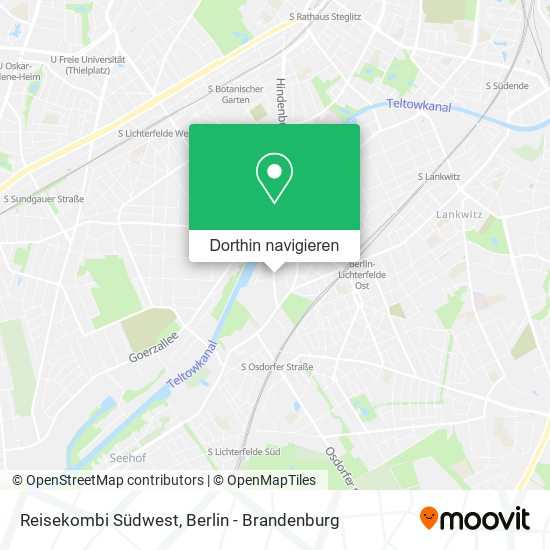 Reisekombi Südwest Karte
