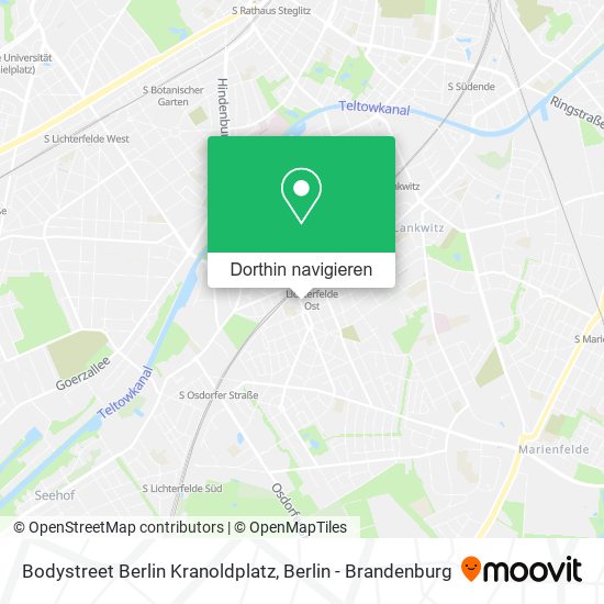 Bodystreet Berlin Kranoldplatz Karte