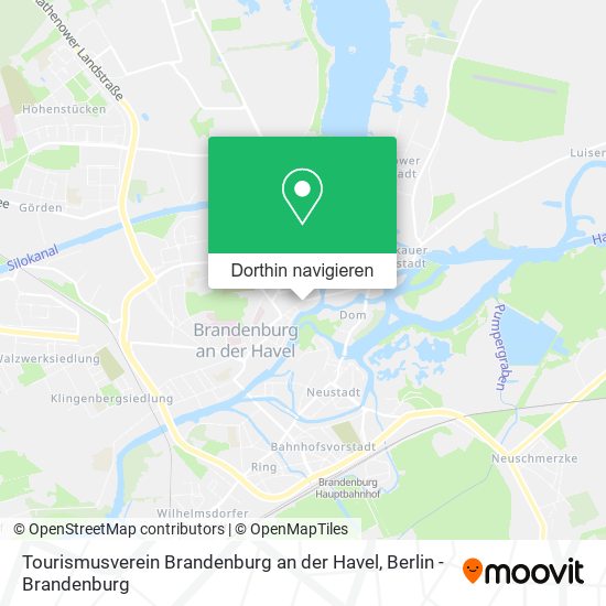 Tourismusverein Brandenburg an der Havel Karte