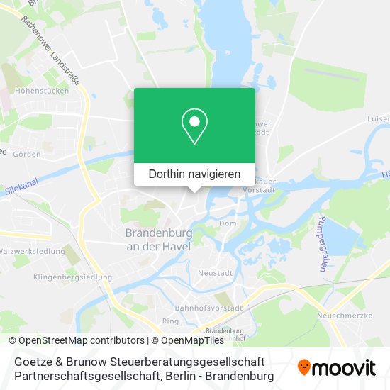 Goetze & Brunow Steuerberatungsgesellschaft Partnerschaftsgesellschaft Karte
