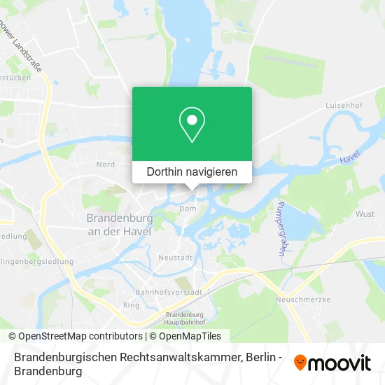 Brandenburgischen Rechtsanwaltskammer Karte