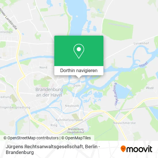 Jürgens Rechtsanwaltsgesellschaft Karte