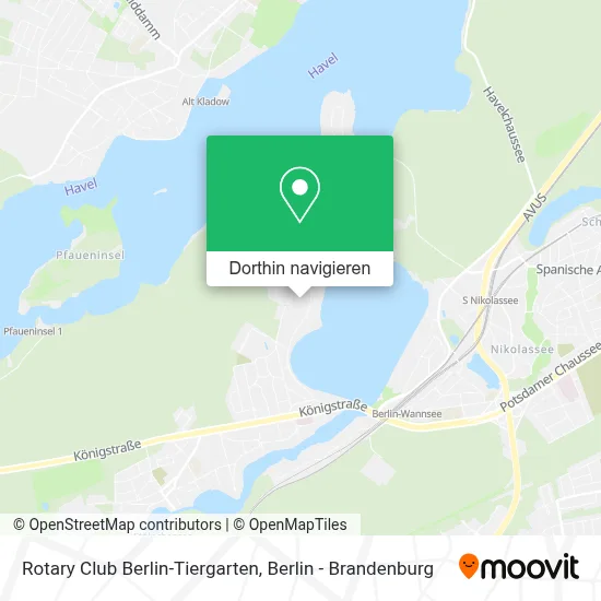 Rotary Club Berlin-Tiergarten Karte