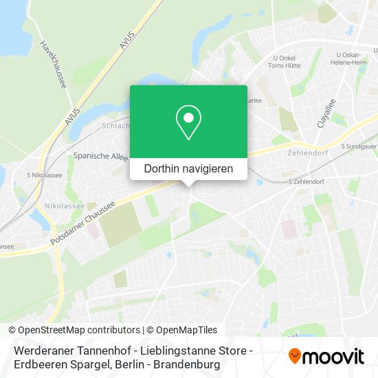 Werderaner Tannenhof - Lieblingstanne Store - Erdbeeren Spargel Karte