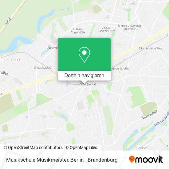 Musikschule Musikmeister Karte