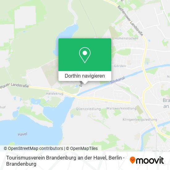 Tourismusverein Brandenburg an der Havel Karte