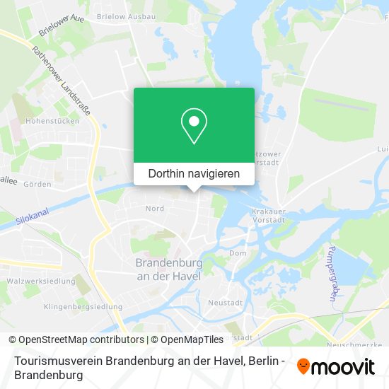 Tourismusverein Brandenburg an der Havel Karte
