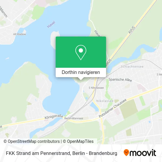 FKK Strand am Pennerstrand Karte