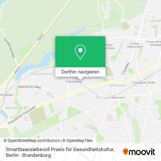 Smartbeanslebevoll Praxis für Gesundheitskultur Karte