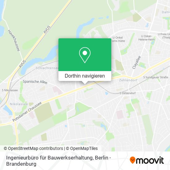 Ingenieurbüro für Bauwerkserhaltung Karte