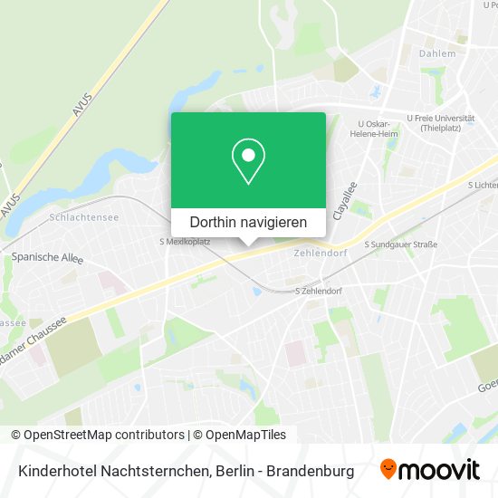 Kinderhotel Nachtsternchen Karte