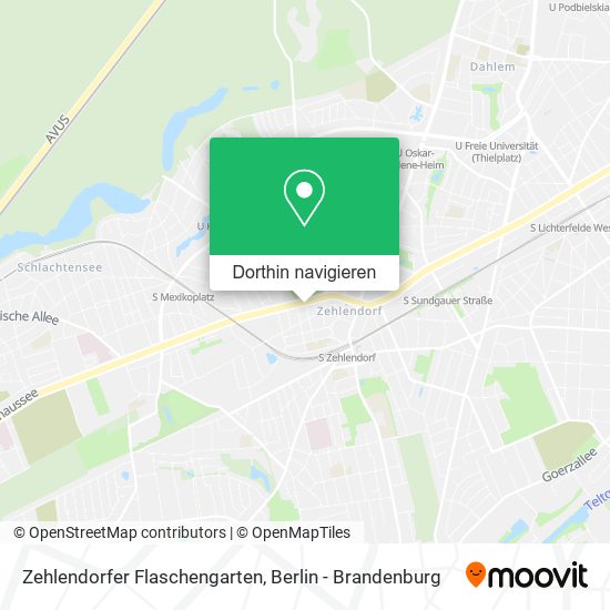 Zehlendorfer Flaschengarten Karte
