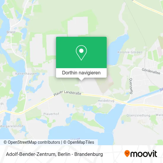 Adolf-Bender-Zentrum Karte