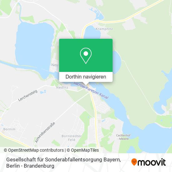 Gesellschaft für Sonderabfallentsorgung Bayern Karte