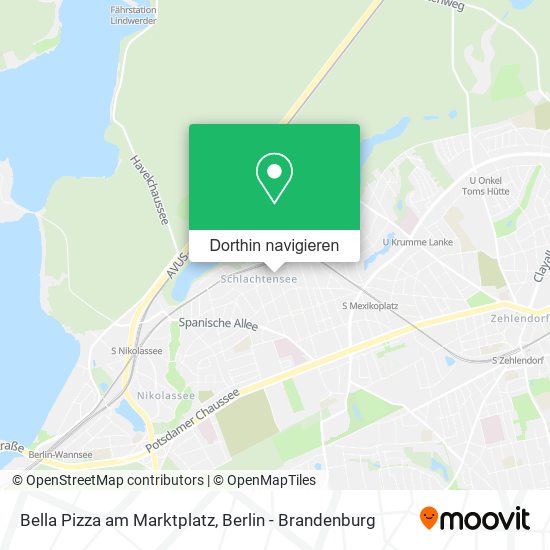Bella Pizza am Marktplatz Karte