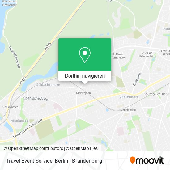 Travel Event Service Karte
