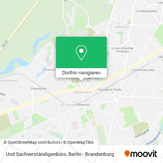 Und Sachverständigenbüro Karte