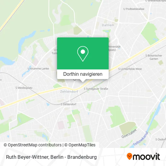 Ruth Beyer-Wittner Karte