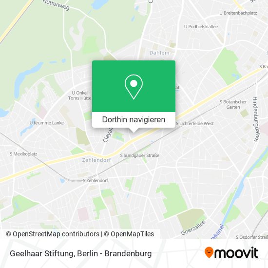 Geelhaar Stiftung Karte