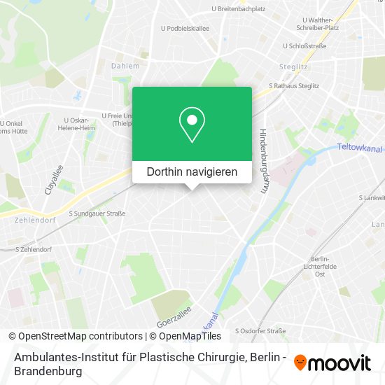 Ambulantes-Institut für Plastische Chirurgie Karte