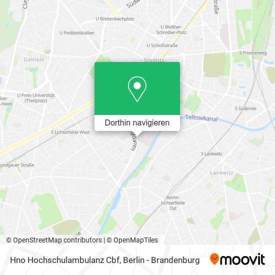 Hno Hochschulambulanz Cbf Karte