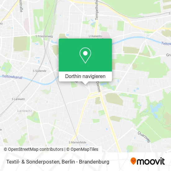 Textil- & Sonderposten Karte