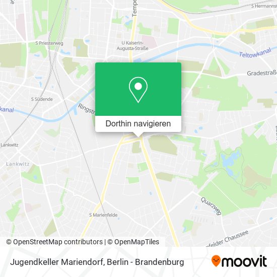Jugendkeller Mariendorf Karte