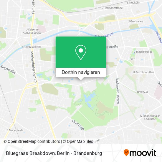 Bluegrass Breakdown Karte