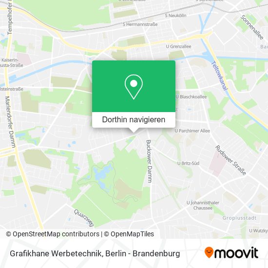 Grafikhane Werbetechnik Karte