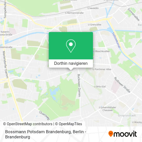 Bossmann Potsdam Brandenburg Karte