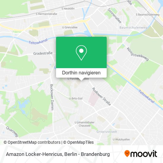 Amazon Locker-Henricus Karte