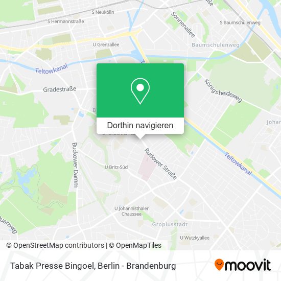 Tabak Presse Bingoel Karte