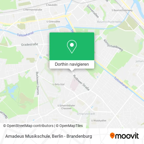 Amadeus Musikschule Karte