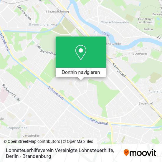 Lohnsteuerhilfeverein Vereinigte Lohnsteuerhilfe Karte