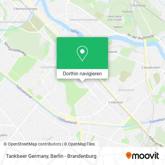 Tankbeer Germany Karte