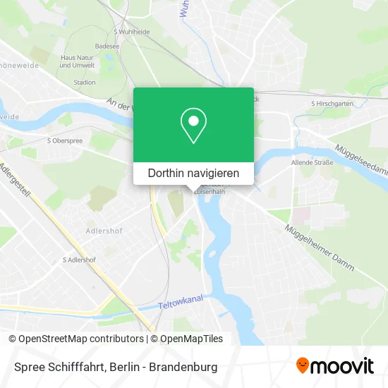 Spree Schifffahrt Karte