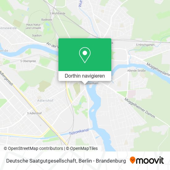 Deutsche Saatgutgesellschaft Karte