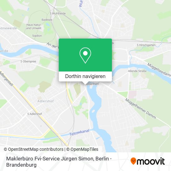 Maklerbüro Fvi-Service Jürgen Simon Karte
