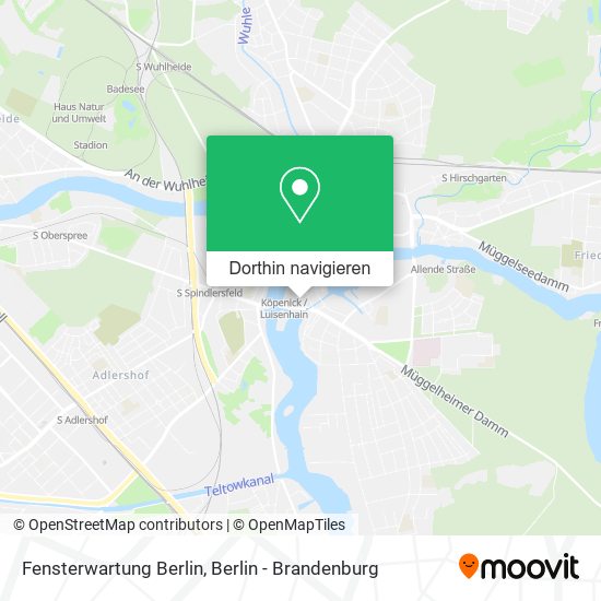 Fensterwartung Berlin Karte