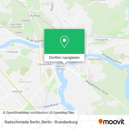 Radschmiede Berlin Karte