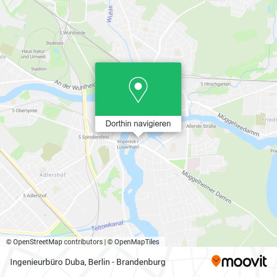 Ingenieurbüro Duba Karte
