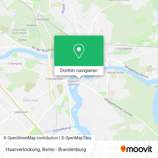 Haarverlockung Karte